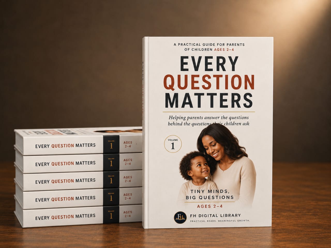 Every Question Matters, Volume 1: Tiny Minds, Big Questions, book mockup