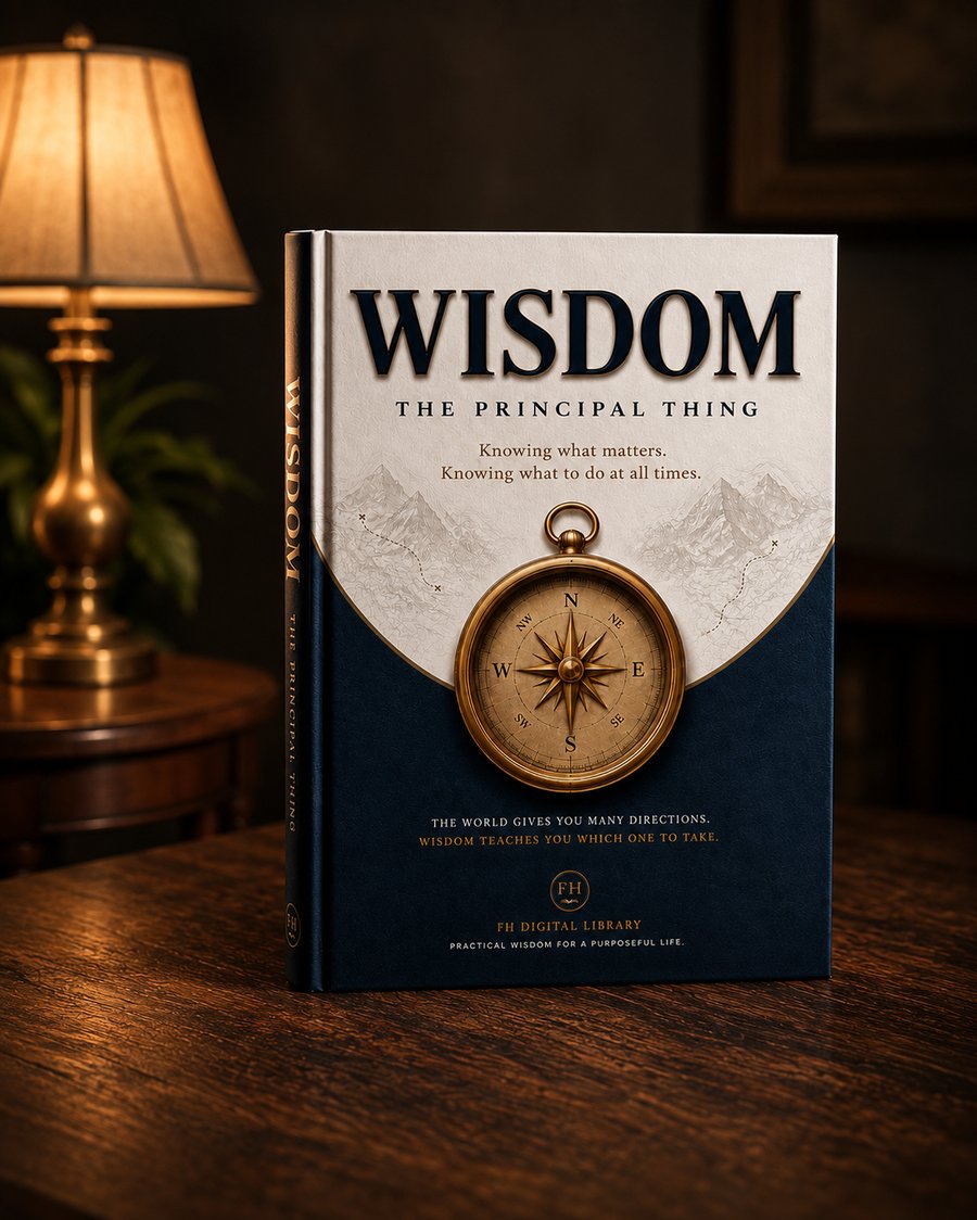 Reading WISDOM: The Principal Thing while traveling